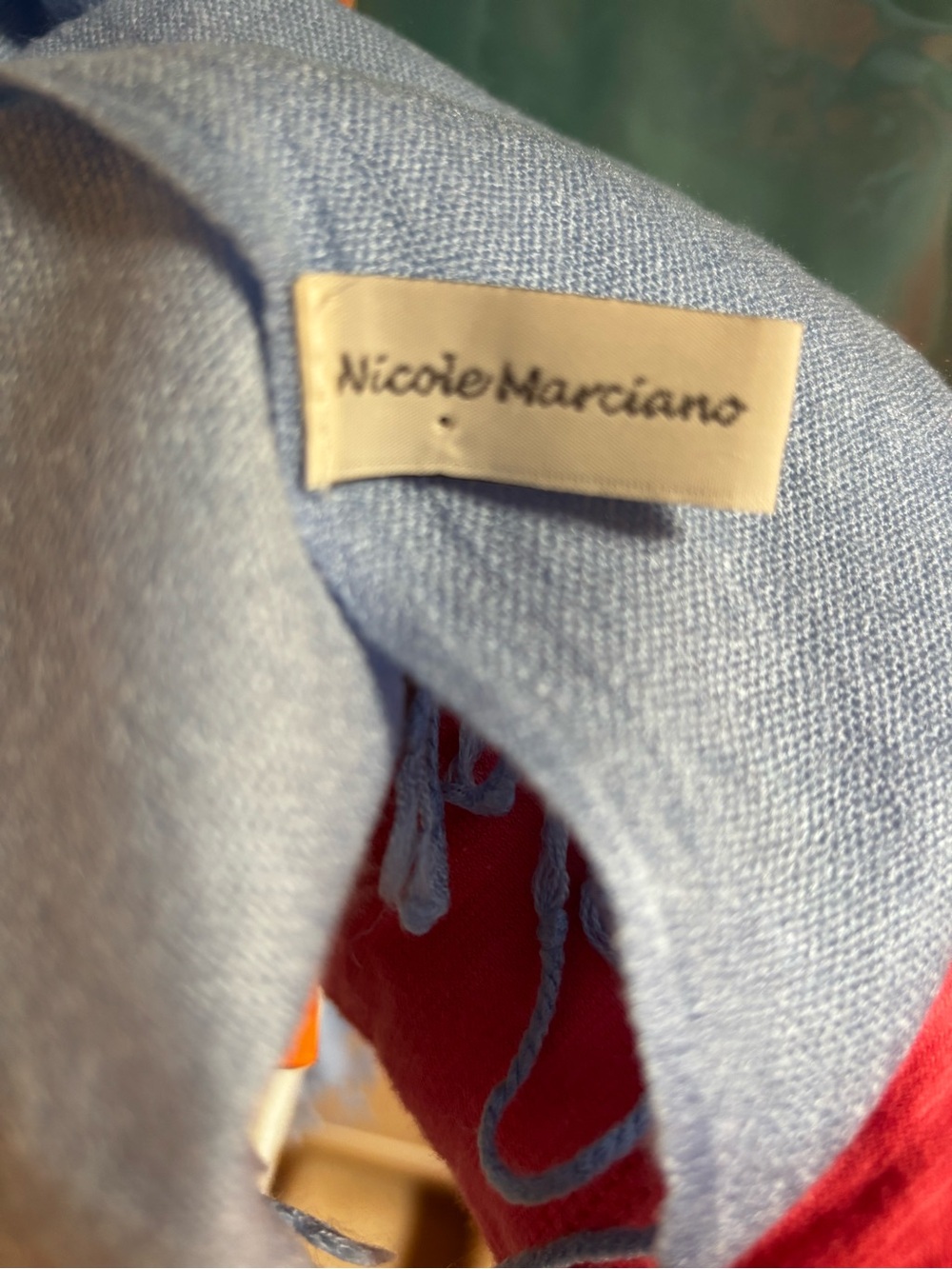 Nicole Marciano Scarf Blue Ombre - Picture 2 of 9